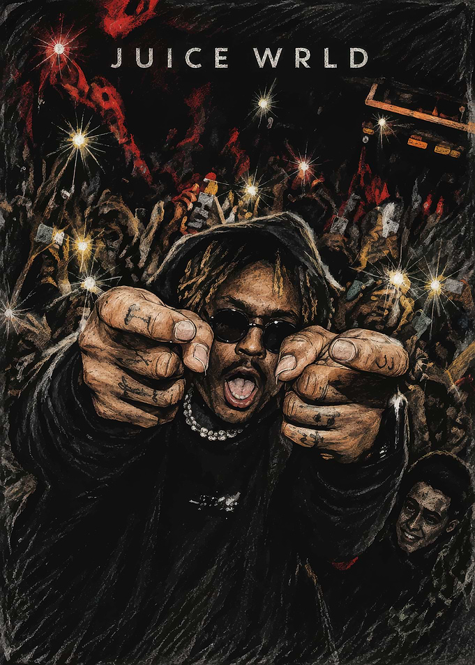 Juice WRLD Concert Performance Art