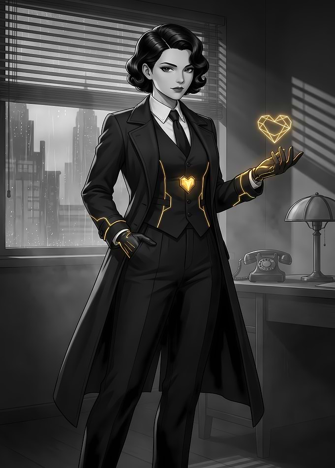 Golden Heart in the Noir City