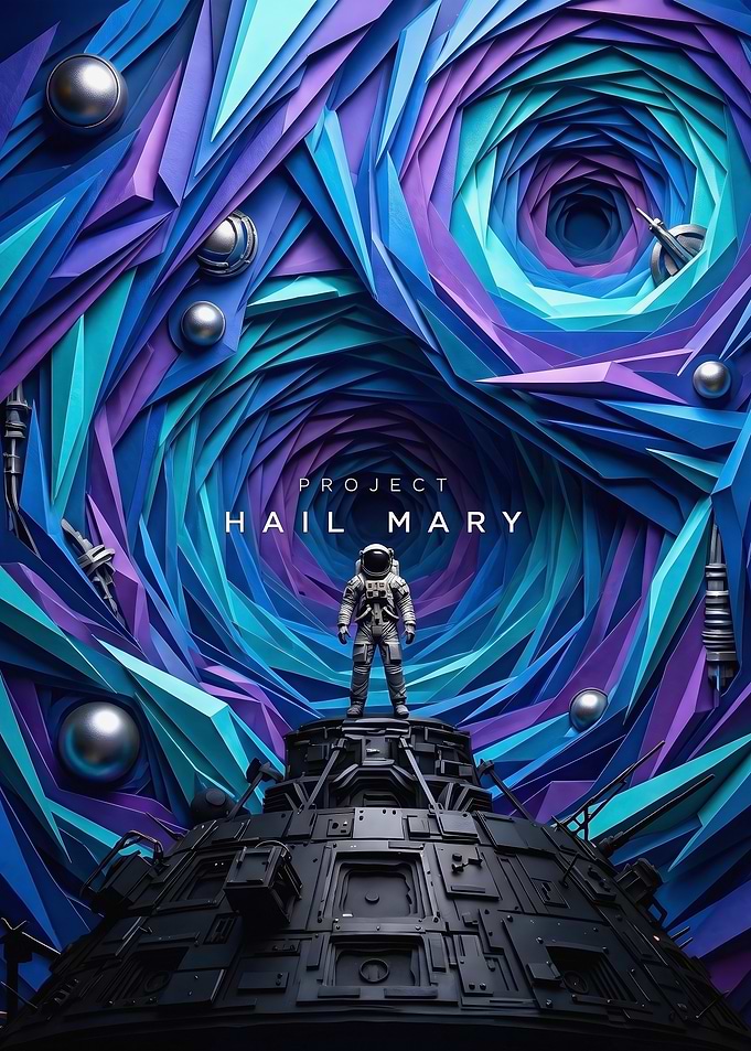 Project Hail Mary Astronaut Poster