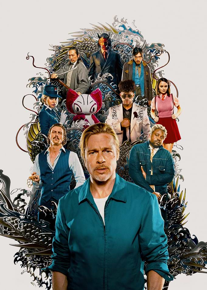 Bullet Train Movie Ensemble Poster