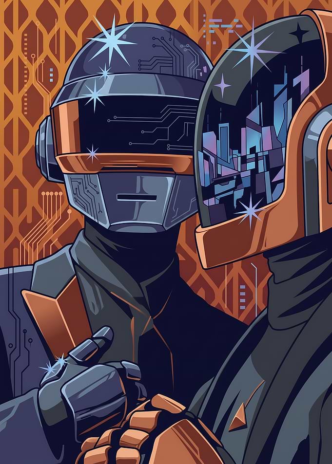 Daft Punk Electronic Music Duo