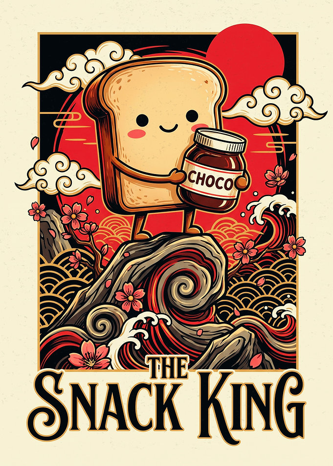 The Snack King Bread Illustration