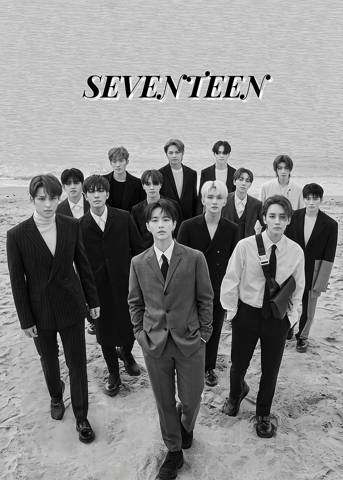 SEVENTEEN K-pop Group Portrait