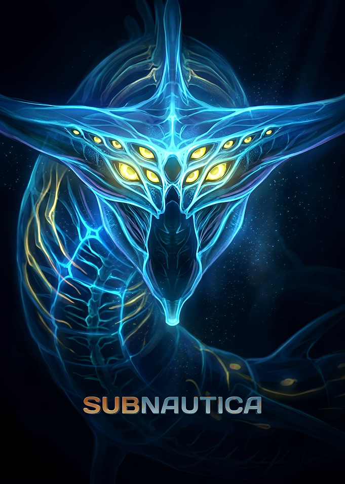 Subnautica Ghost Leviathan Poster