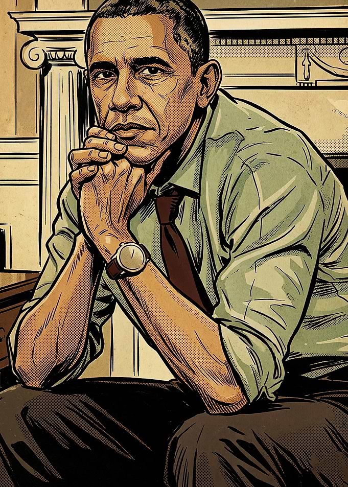 Barack Obama GTA Style Portrait