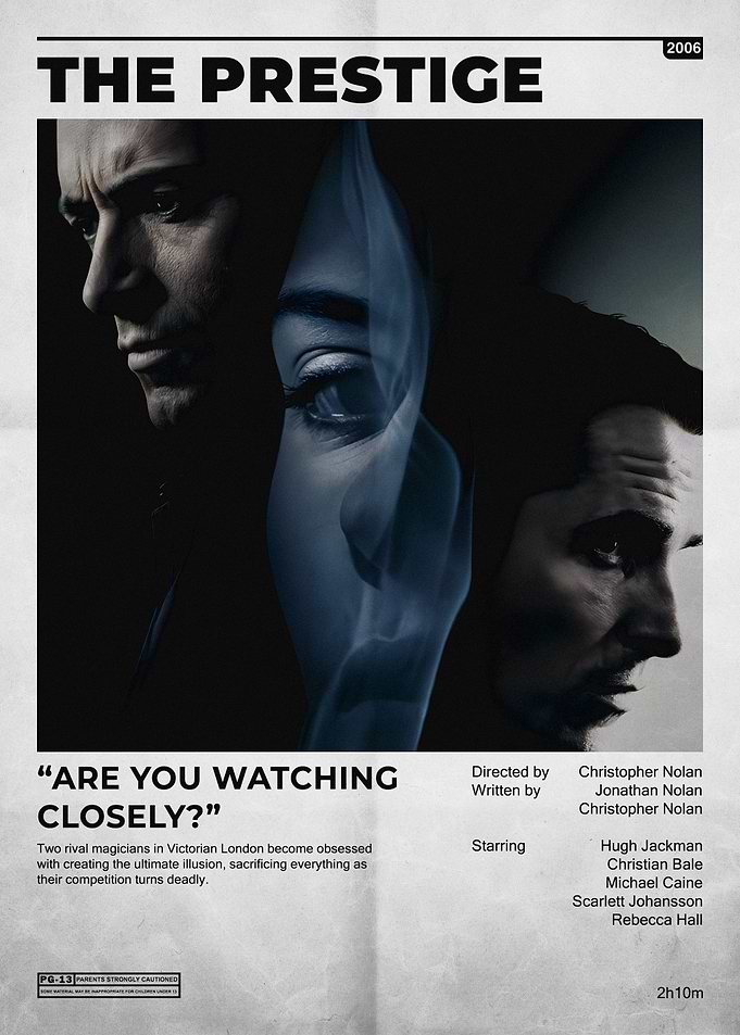The Prestige Minimalist Movie Poster