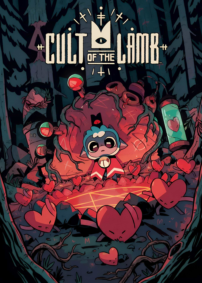 Cult of the Lamb Game Poster