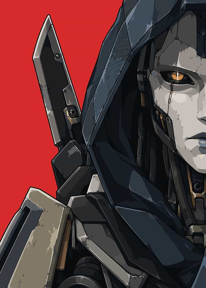 Ash from Apex Legends Portrait