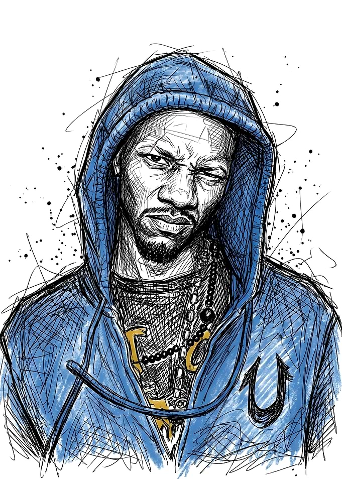 Giggs Sketch Portrait