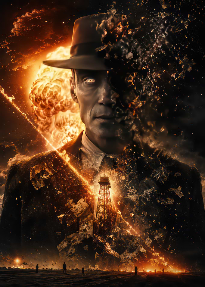 Oppenheimer Atomic Explosion Digital Art