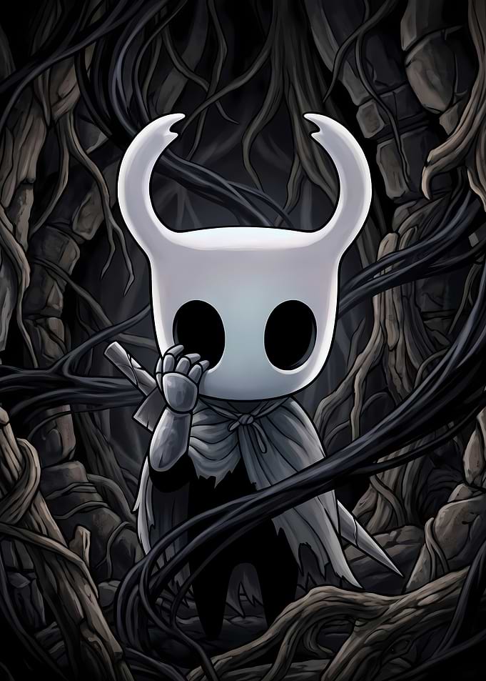 The Knight from Hollow Knight