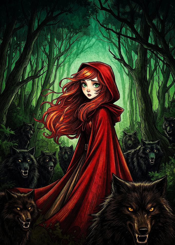 Little Red Riding Hood and Wolves