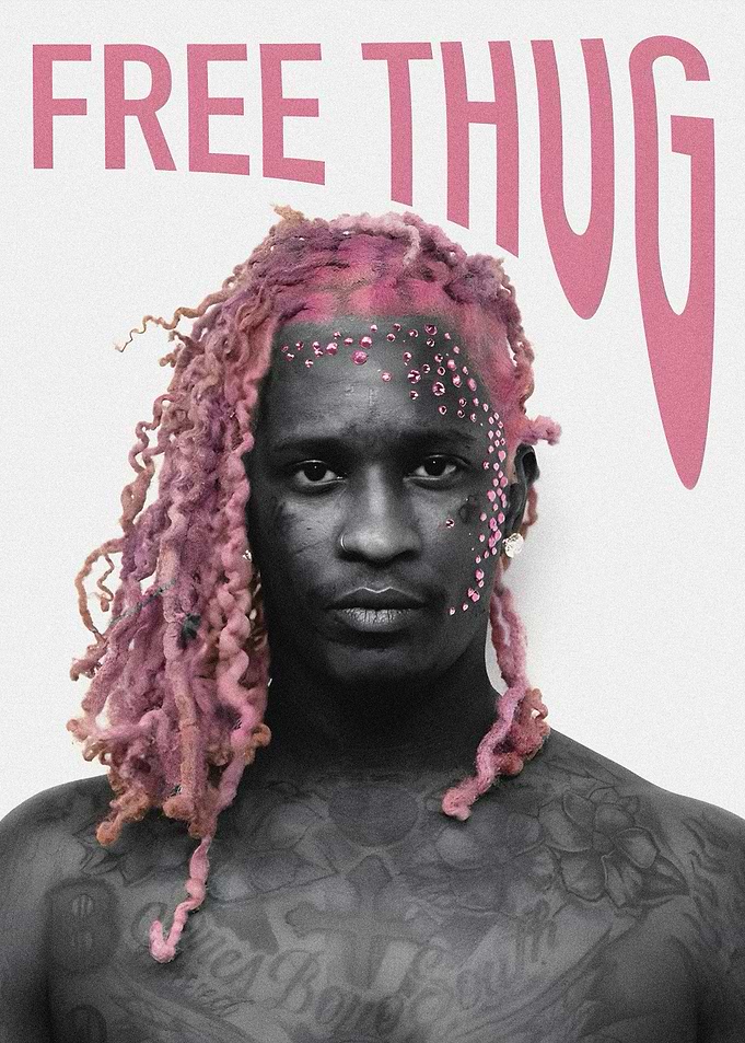 Young Thug Free Thug Poster