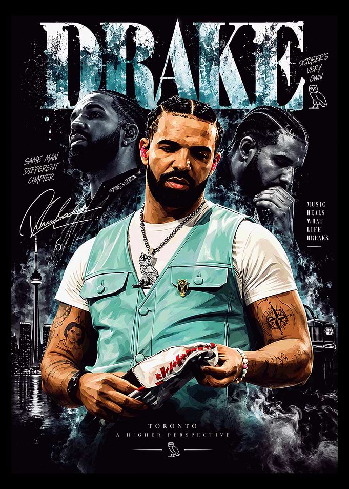 Drake OVO Toronto Tribute Poster