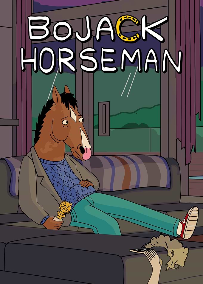 Bojack Horseman Sitting on Couch