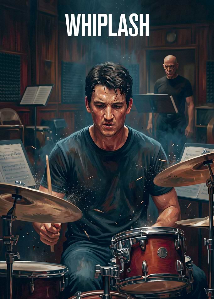 Whiplash Movie Poster Art