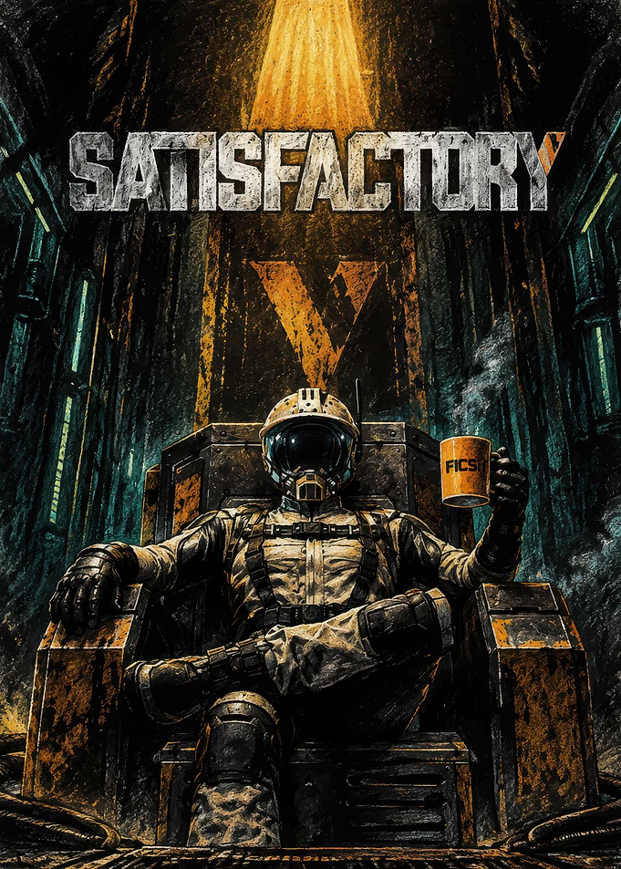 Satisfactory Game Poster Art