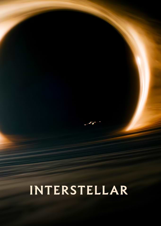 Interstellar Gargantua Black Hole Poster