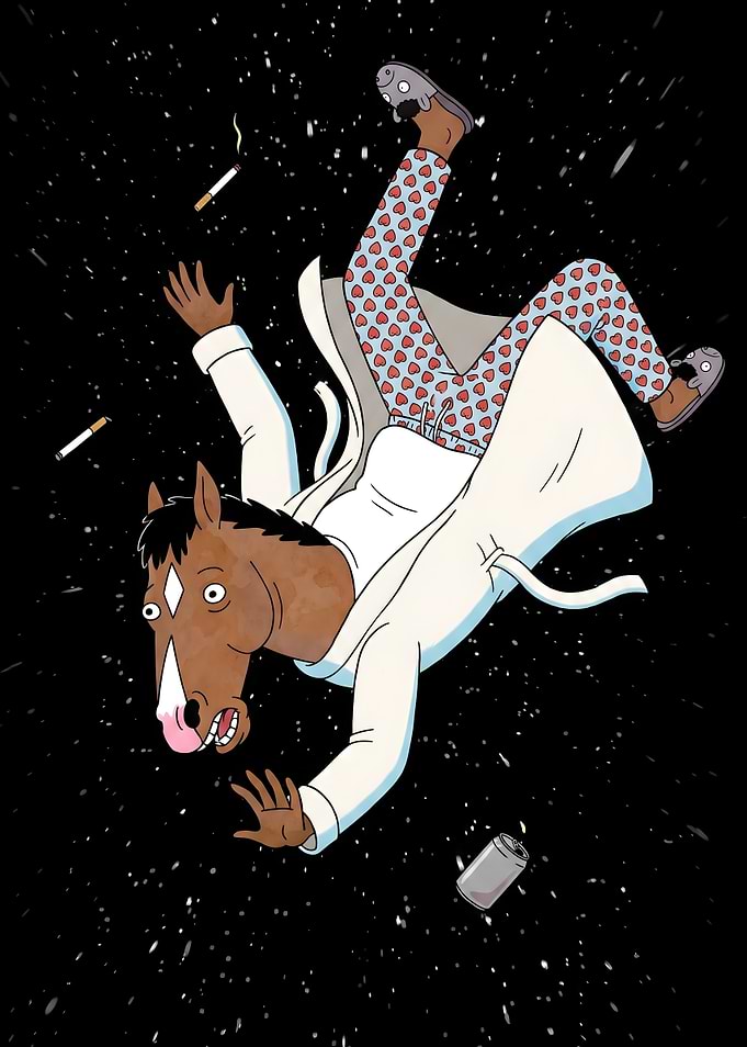 BoJack Horseman Falling Through Space