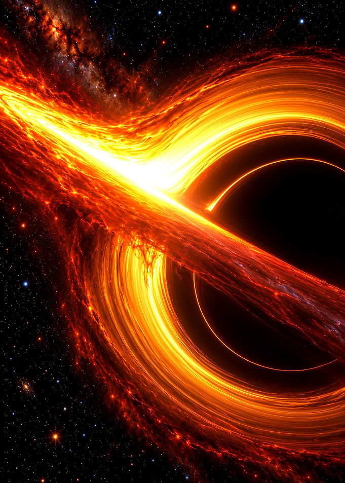 Fiery Black Hole Accretion Disk