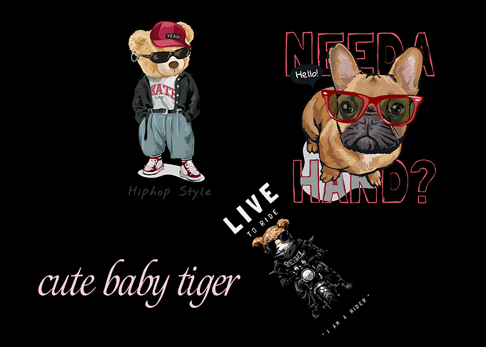 Cute Animal Characters Graphic Collection