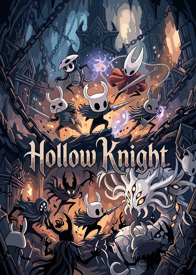 Hollow Knight Game Poster Art