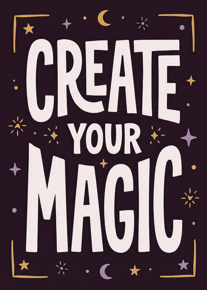 Create Your Magic Inspirational Poster