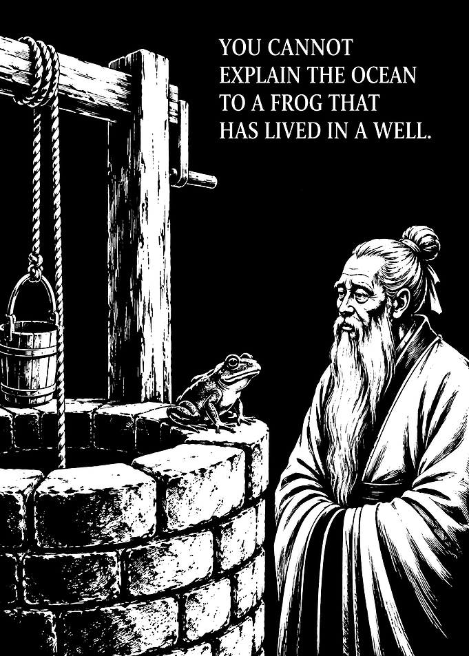 Frog in a Well Philosophical Quote