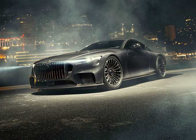 Luxury Sports Car at Night