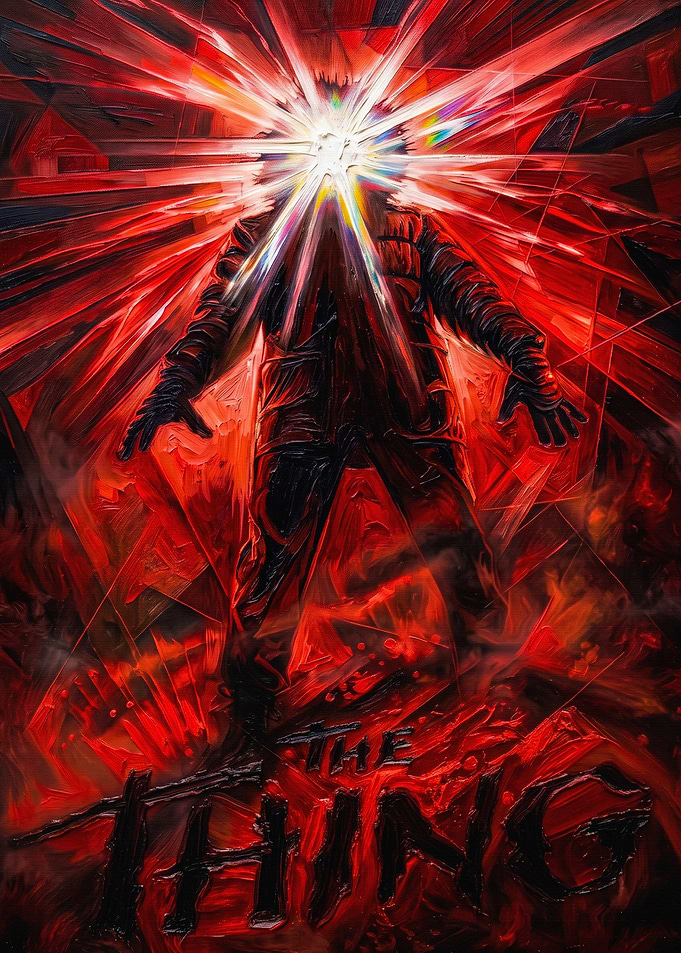 The Thing Horror Movie Poster Art