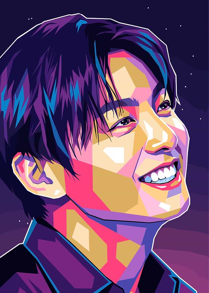 Jungkook WPAP Pop Art Portrait