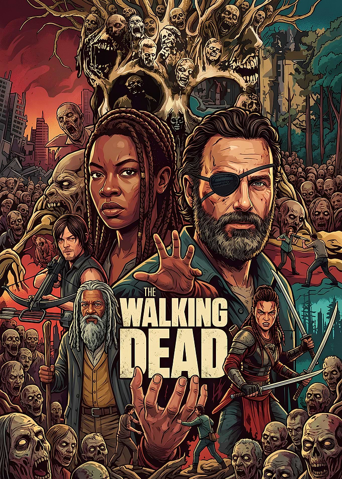 The Walking Dead Ensemble Poster
