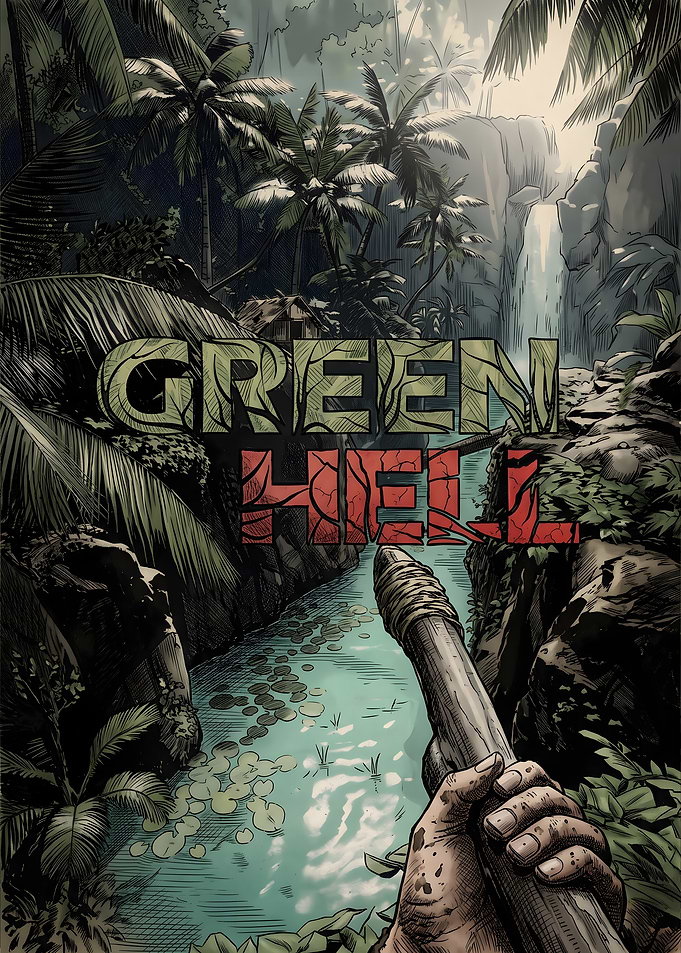 Green Hell Video Game Poster