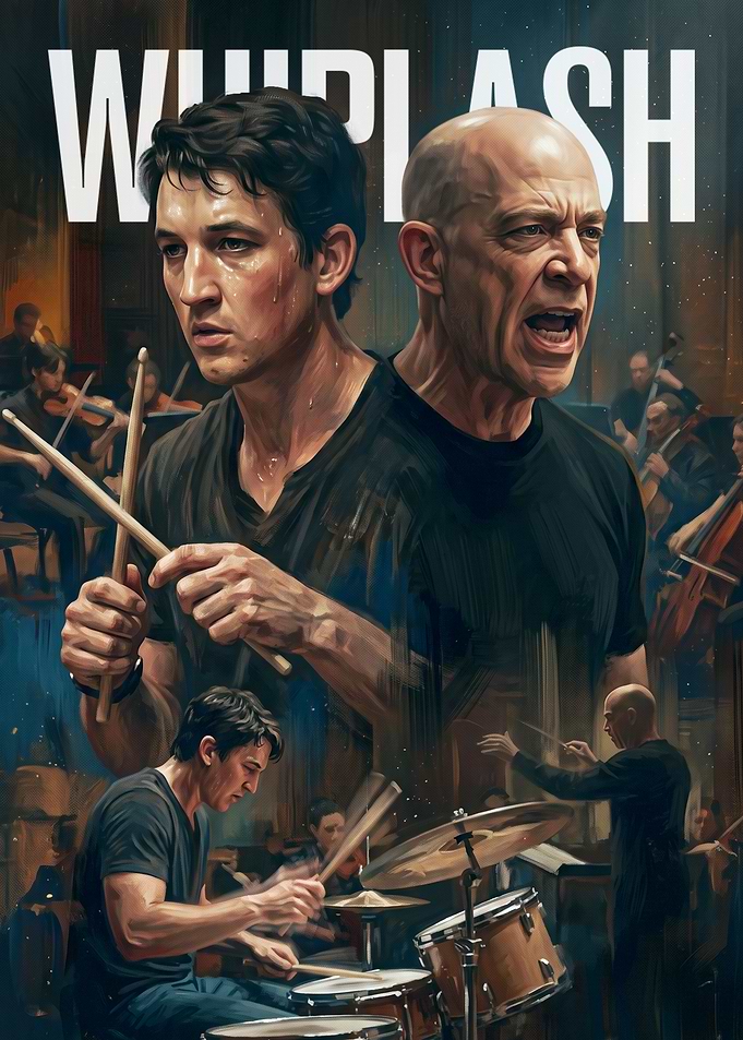 Whiplash Movie Poster Art