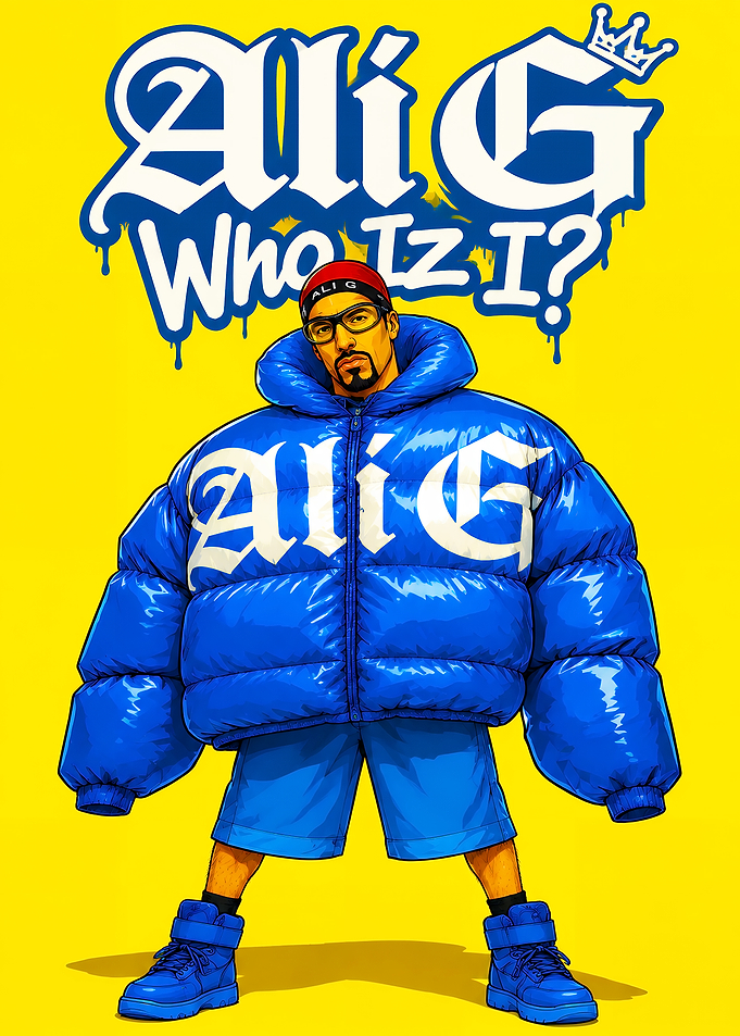 Ali G Who Iz I Illustration