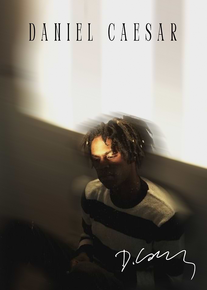 Daniel Caesar Portrait Poster