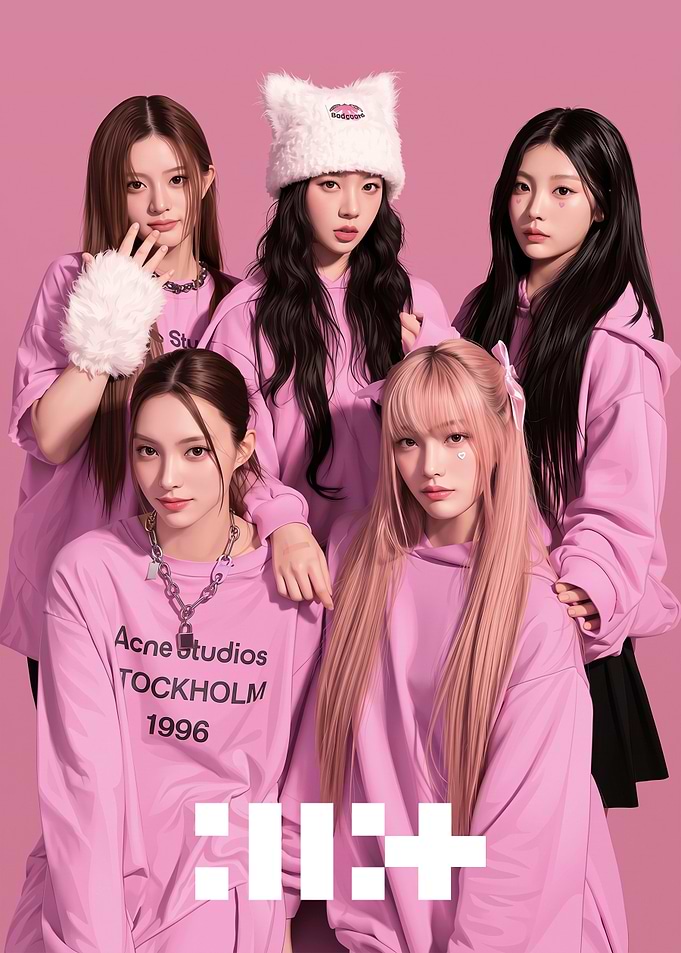 ILLIT K-pop Group Pink Concept