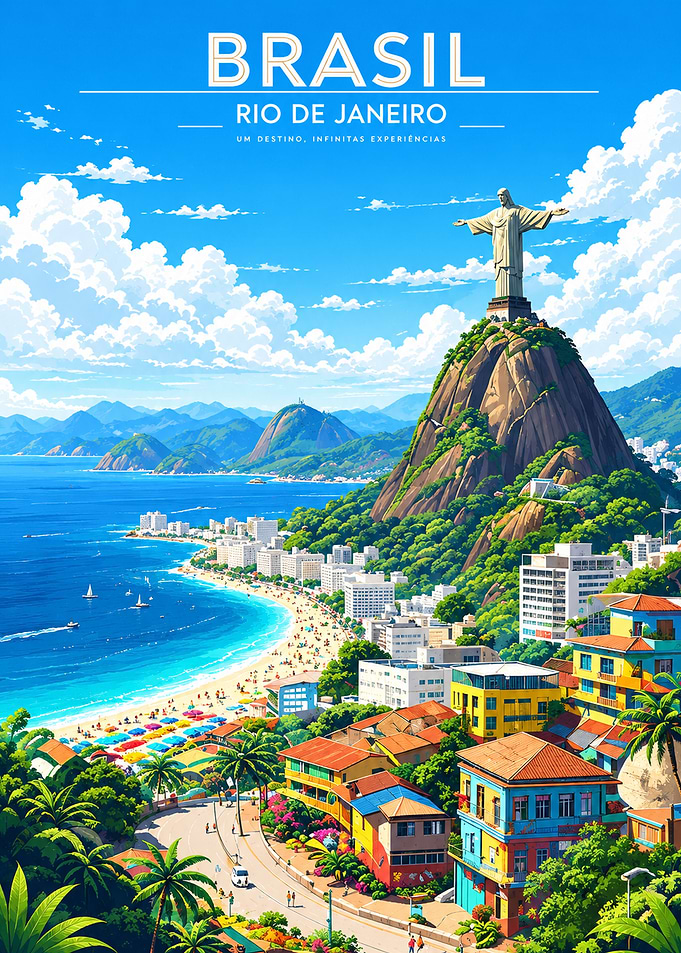 Rio de Janeiro Travel Poster