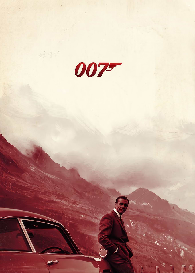 Sean Connery James Bond 007 Poster
