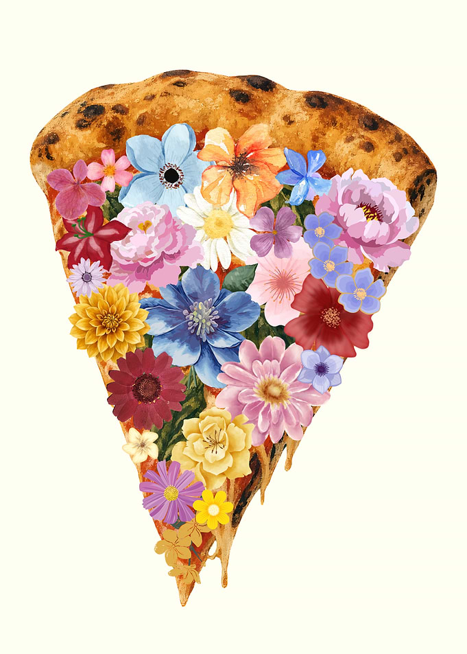 Floral Pizza