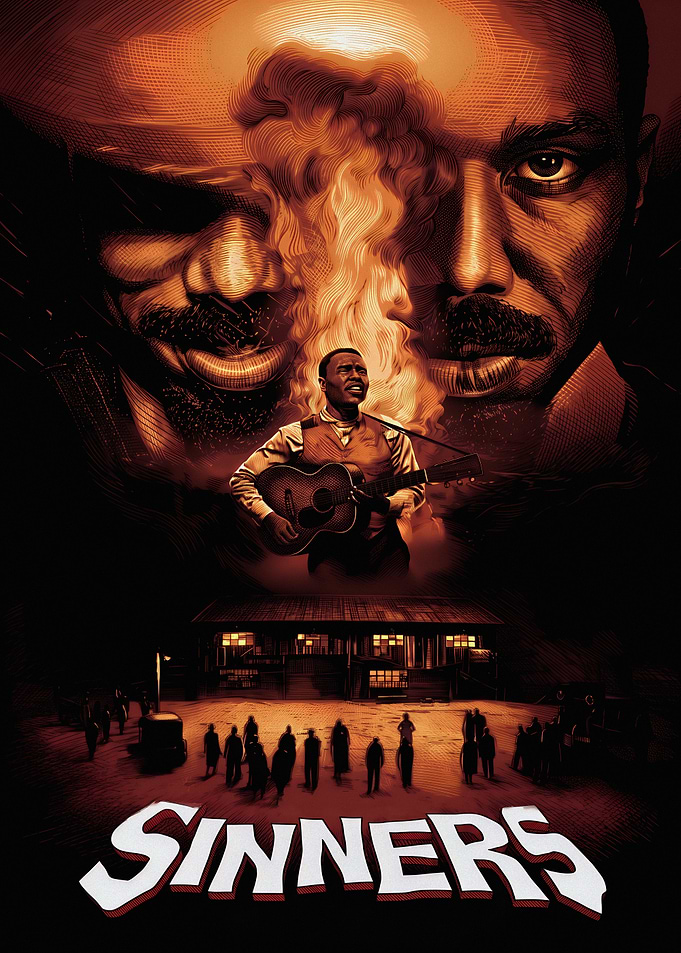 Sinners Movie Poster Art
