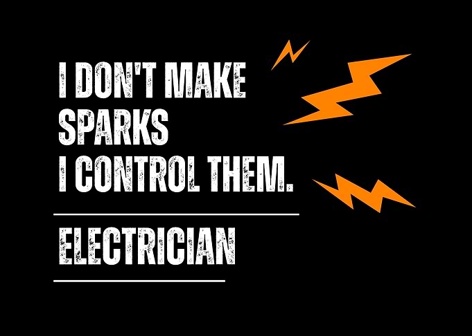 Electrician Quote Graphic Design