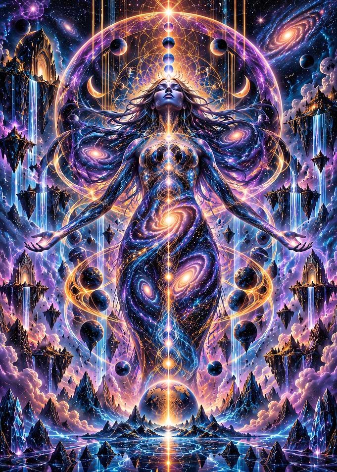 Sacred Goddess of the Mental Universe