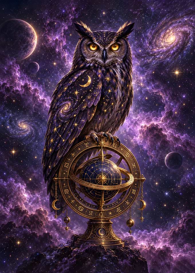 Owl Keeper of the Zodiac