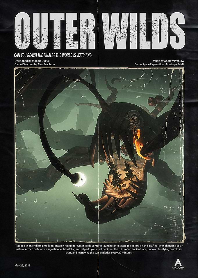Outer Wilds Anglerfish Poster