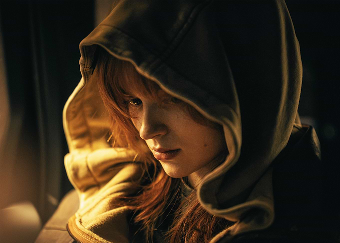 Woman in a Hooded Jacket horror