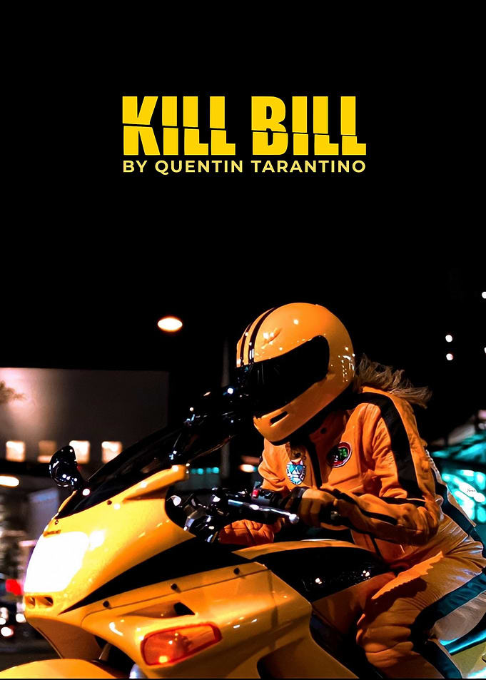 Kill Bill Motorcycle Poster