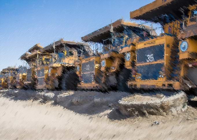 Heavy Duty Mining Dump Trucks