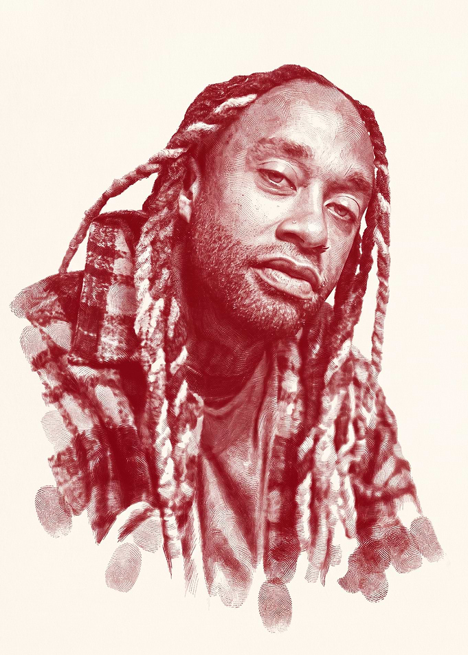 Ty Dolla Sign Portrait Illustration