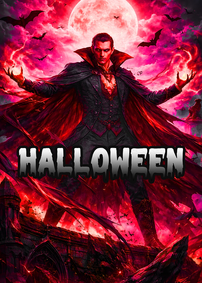 Dracula Halloween Poster